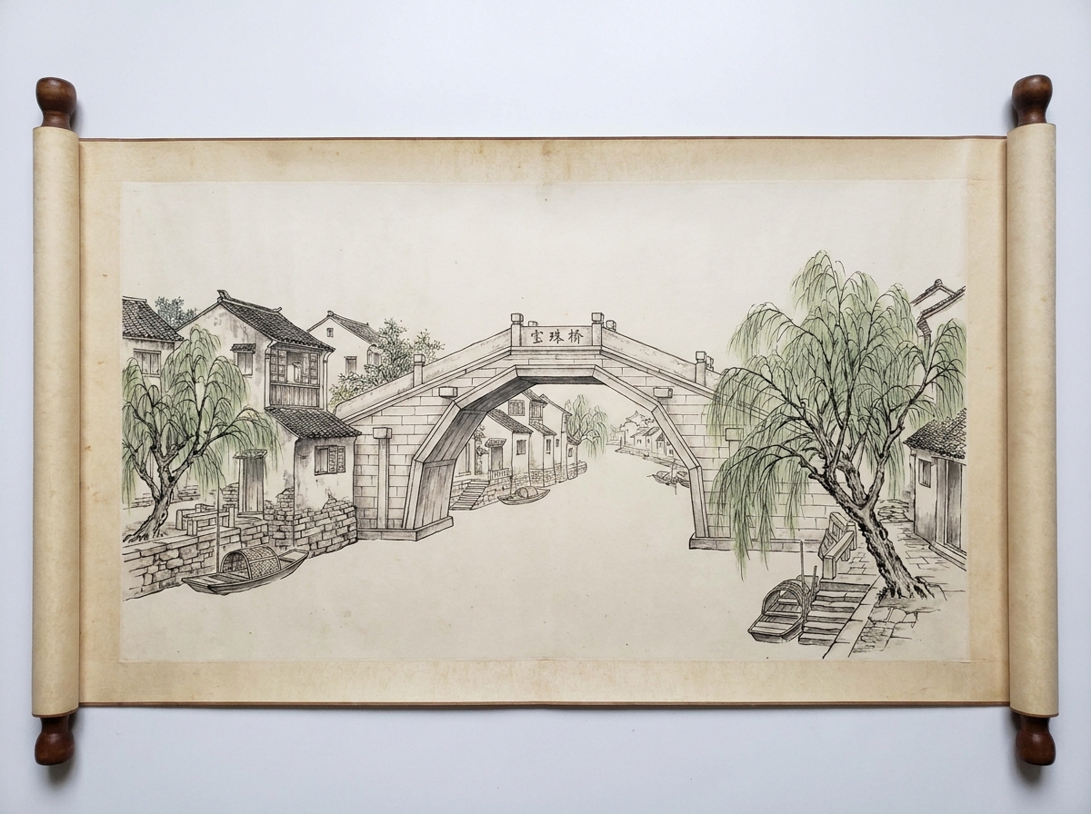 宝珠桥全景
